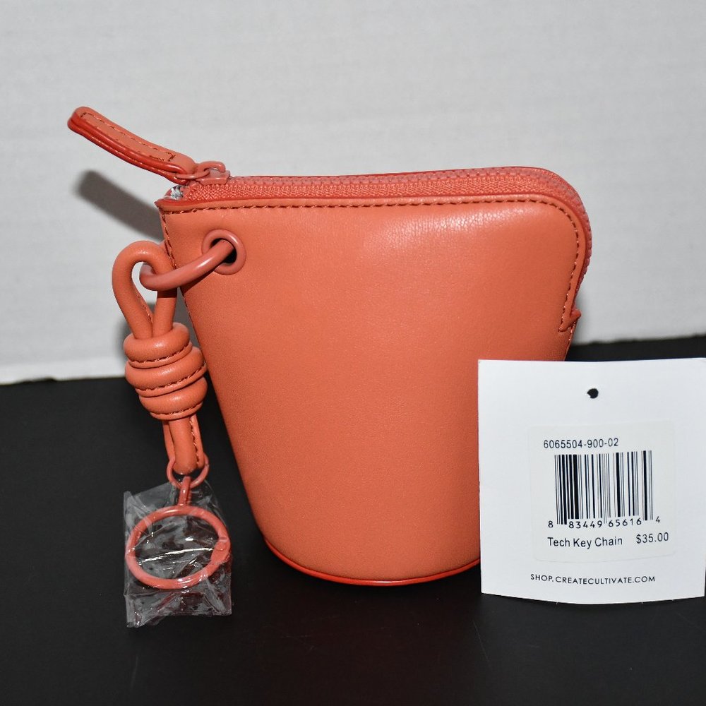Create & Cultivate  Tech case key fob  in  Rust  #6065504-900-02 NwT